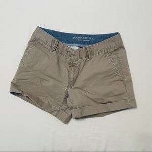 Banana Republic City Chino Cuffed Shorts